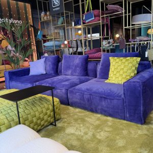 Divano design Plaza Egoitaliano Arezzo viola
