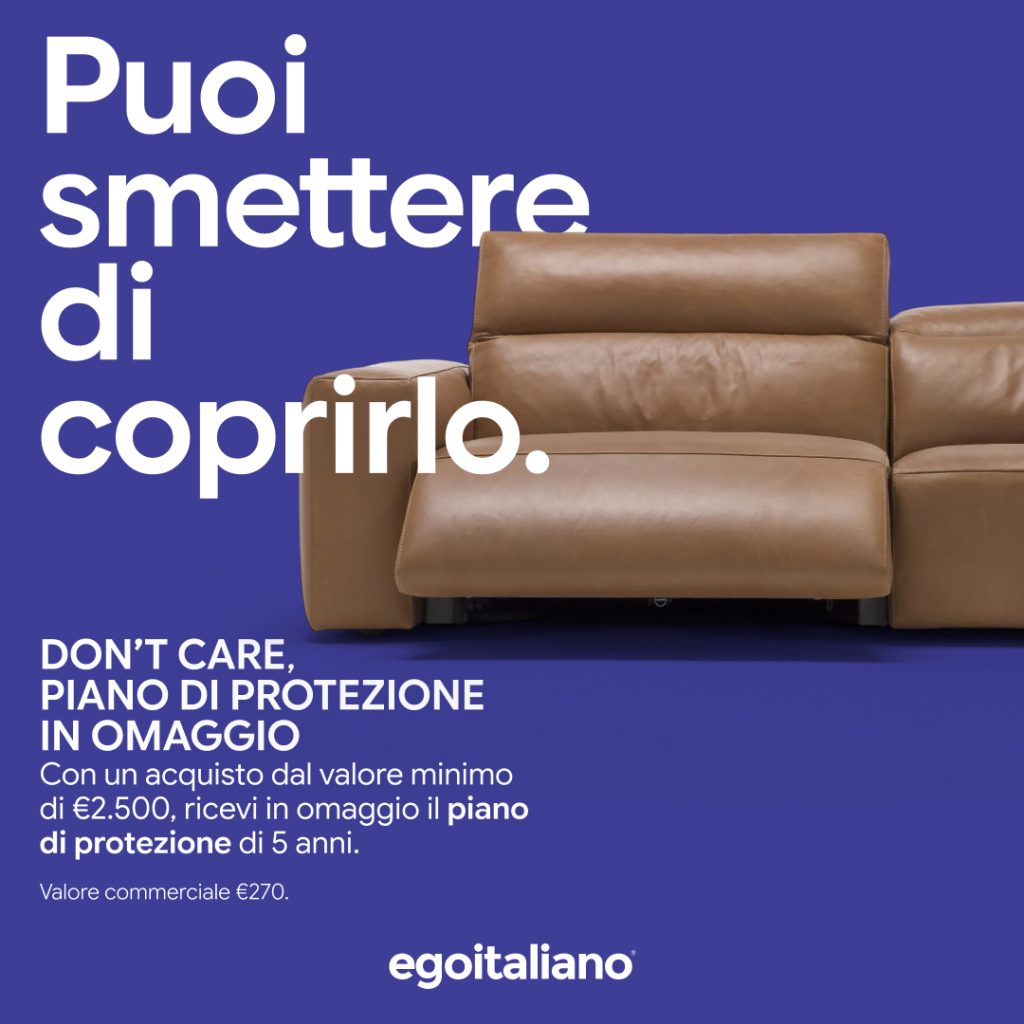 Come proteggere il tuo divano: il Piano Don’t Care Egoitaliano per 5 anni di serenità
