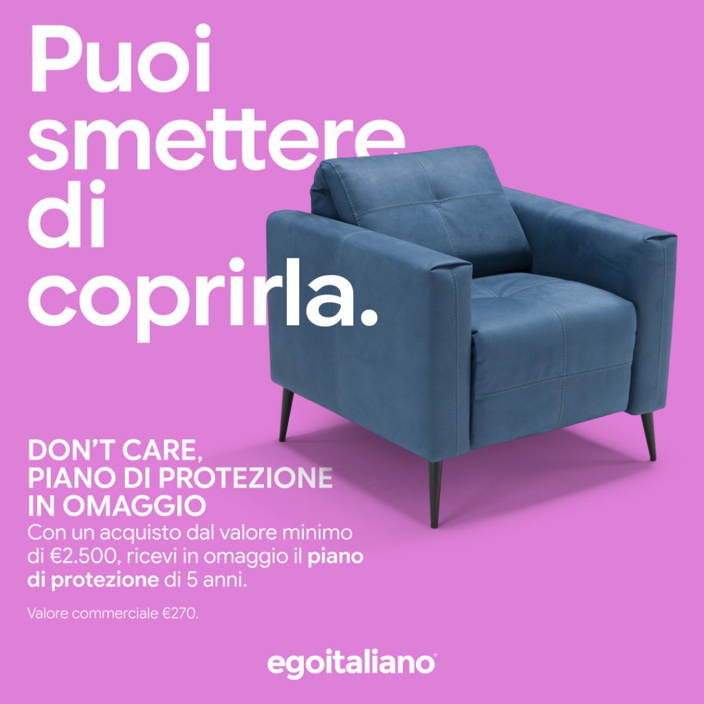 Come proteggere il tuo divano: il Piano Don’t Care Egoitaliano per 5 anni di serenità