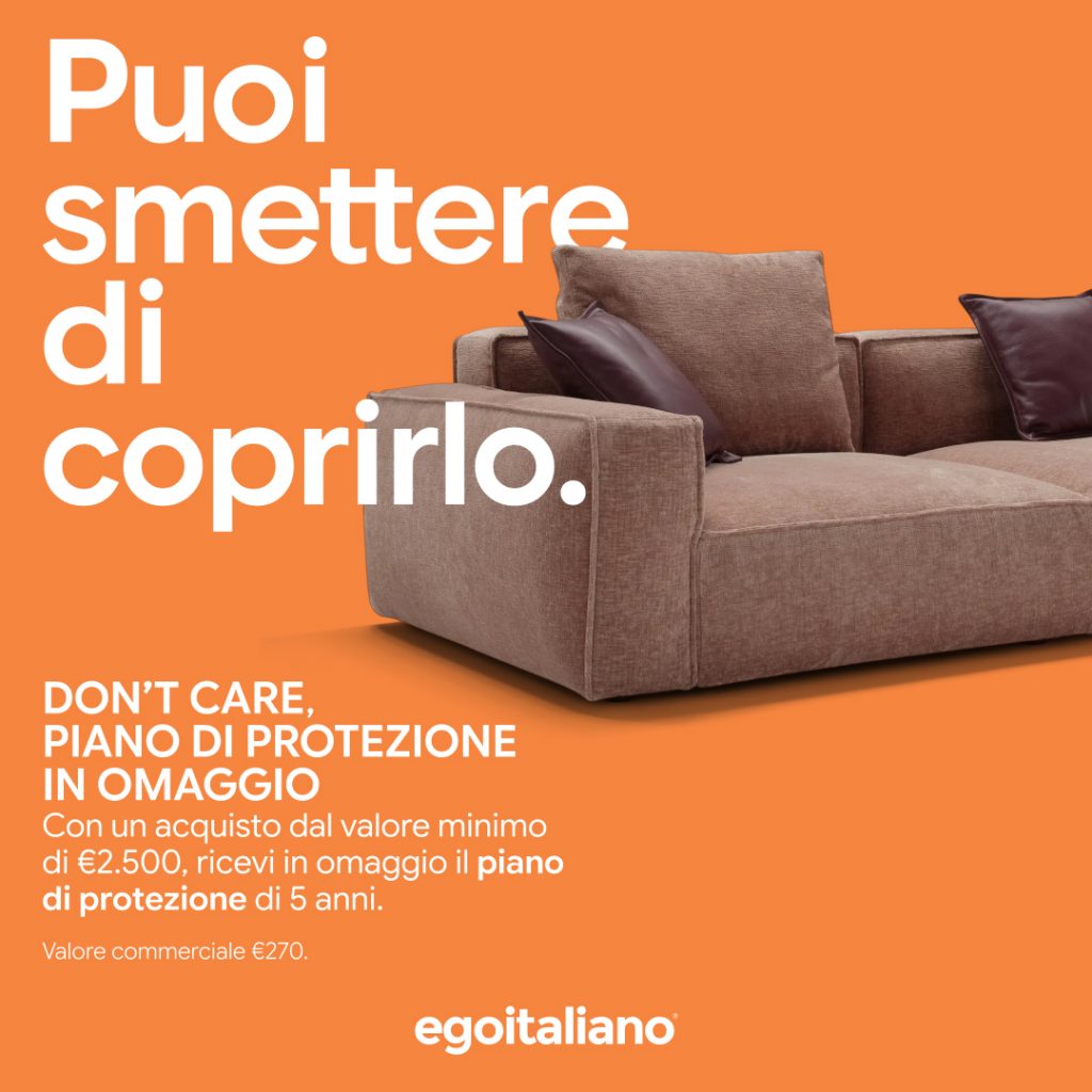 Come proteggere il tuo divano: il Piano Don’t Care Egoitaliano per 5 anni di serenità